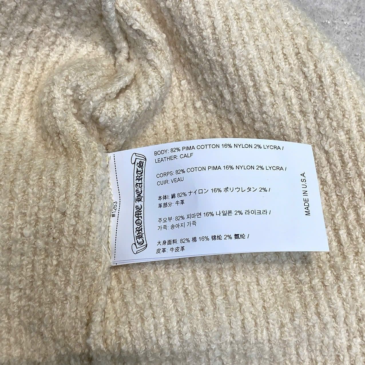 Chrome Hearts Chrome hearts beanie badda bing caramel Size ONE SIZE - 2 Thumbnail