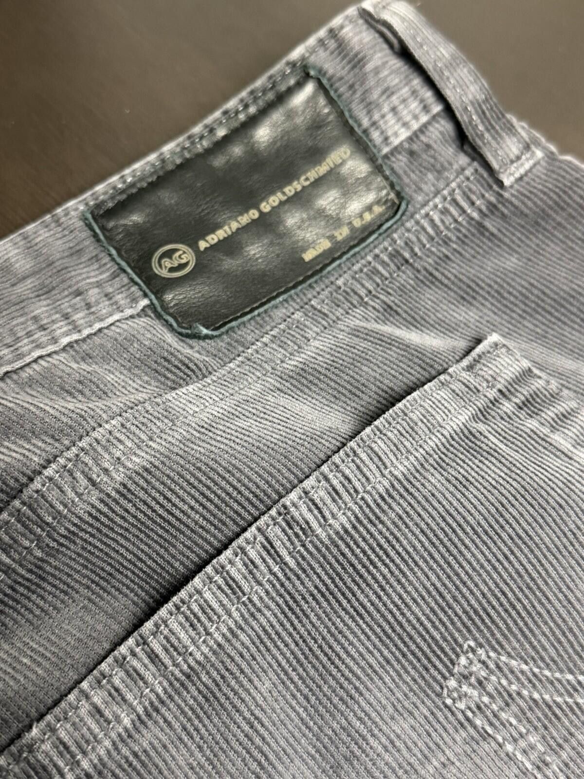 AG Adriano Goldschmied AG Adriano Goldschmied Corduroy Pants Men’s Gray 40x291 Size US 40 / EU 56 - 5 Thumbnail