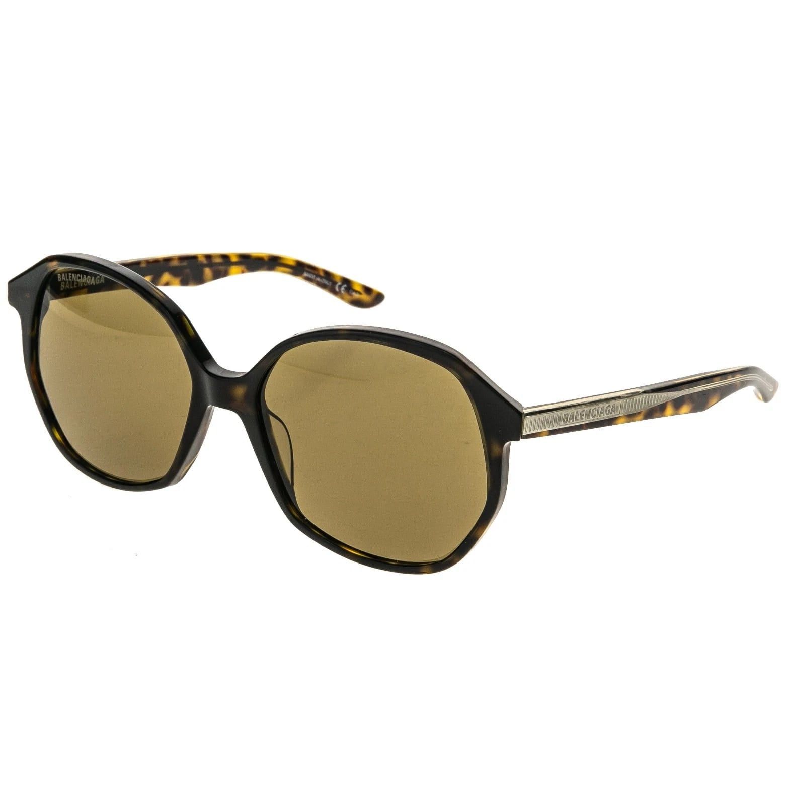 Balenciaga BALENCIAGA BB0005S EVERYDAY 0005 Havana Brown Sunglasses 002 Size ONE SIZE - 8 Thumbnail