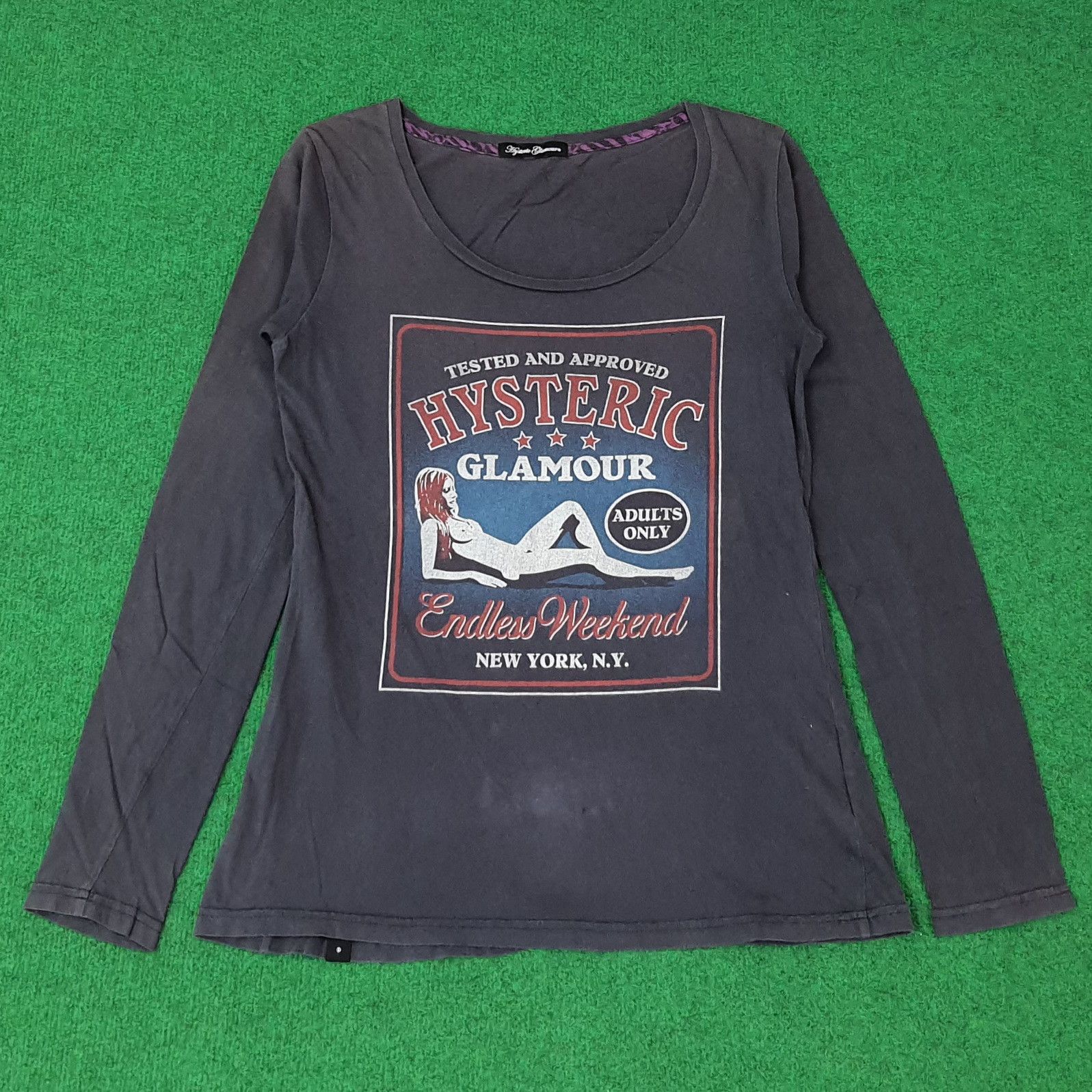 Hysteric Glamour Vintage Hysteric Glamour Japan Long Sleeve Tshirt C223N23 Size S / US 4 / IT 40 - 1 Thumbnail