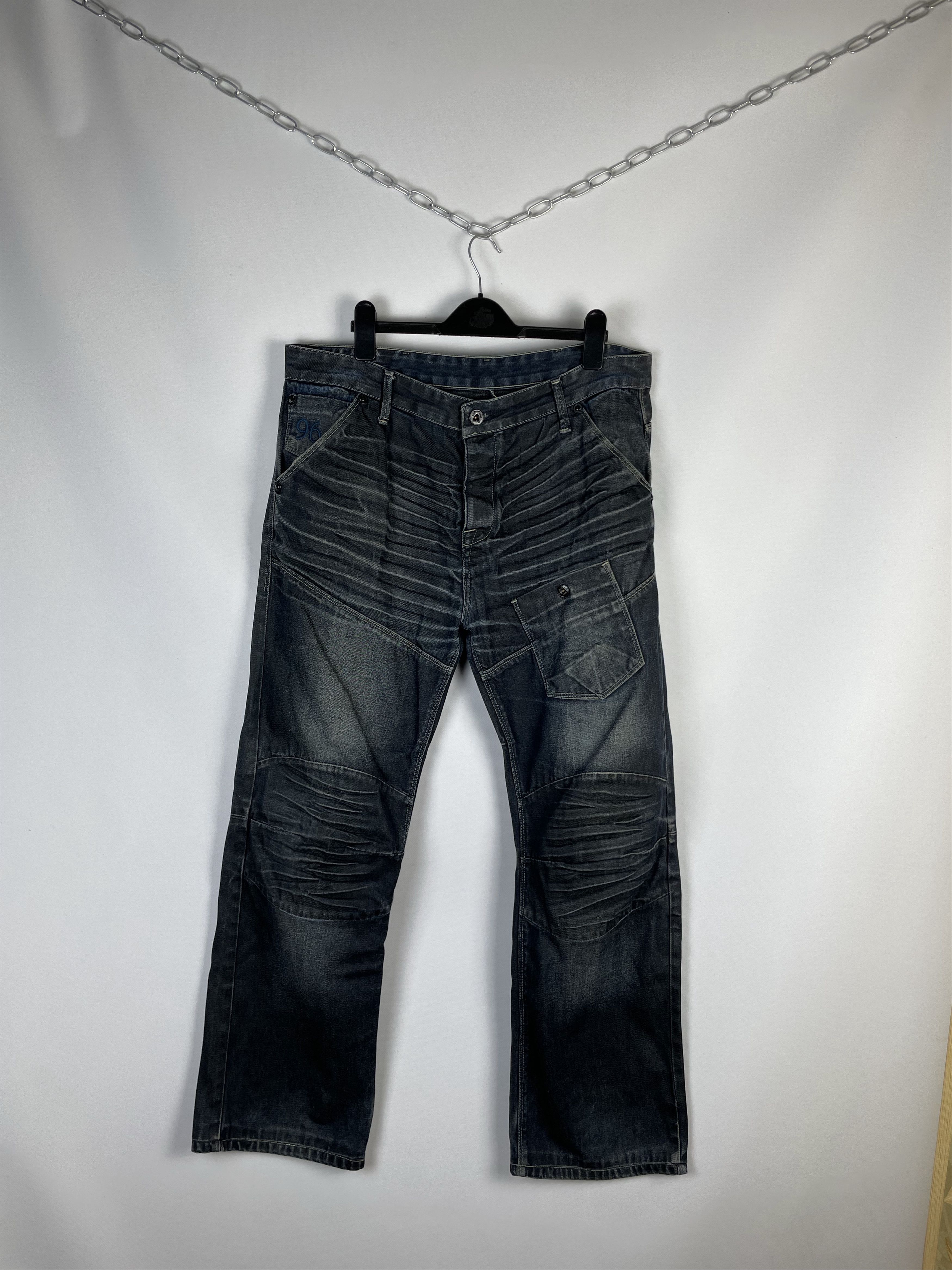 G-Star Vintage G-Star Raw Pants Double Knee Jeans Size US 36 / EU 52 - 9 Thumbnail