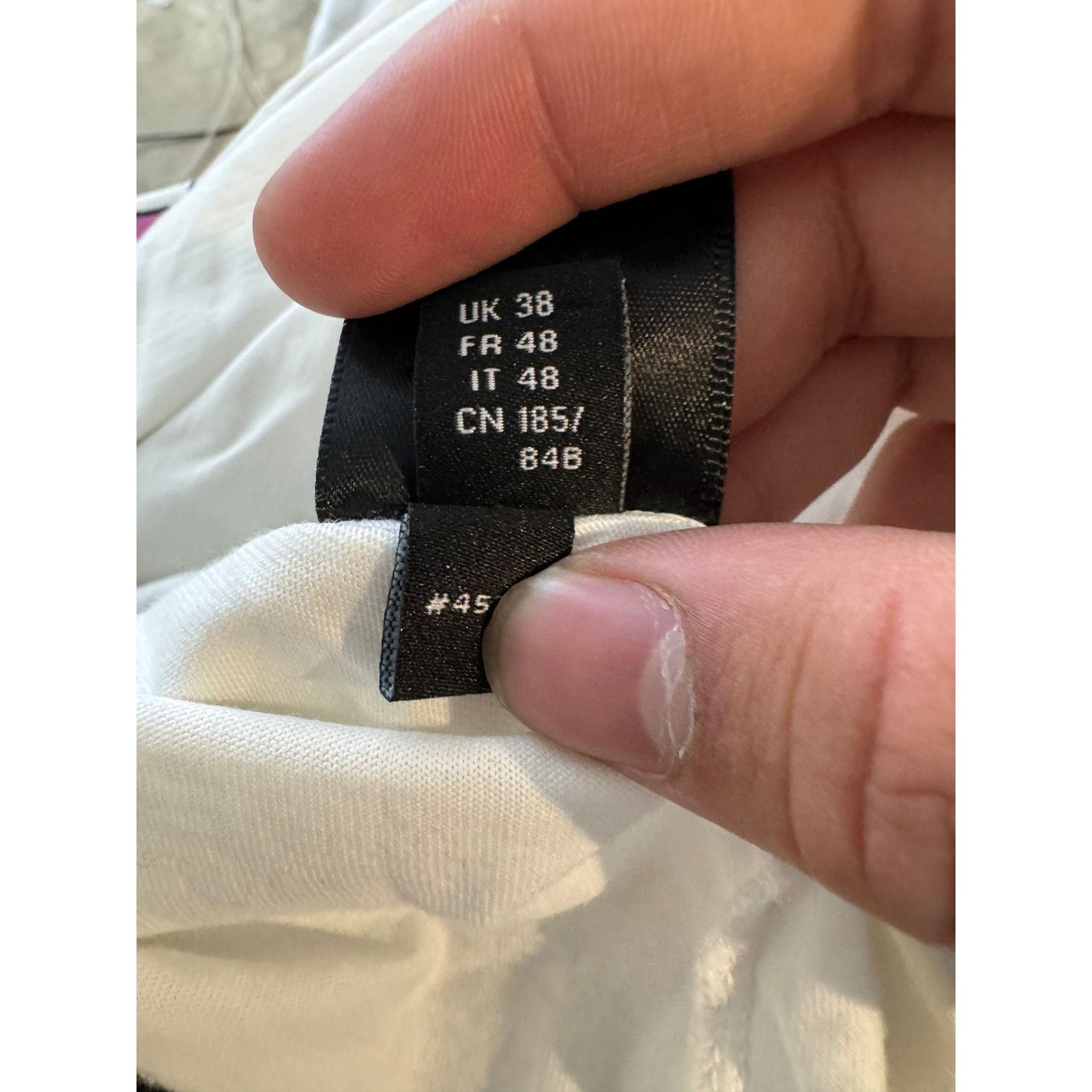 Amiri Amiri White Multi Color LS Used Medium Size US M / EU 48-50 / 2 - 6 Thumbnail