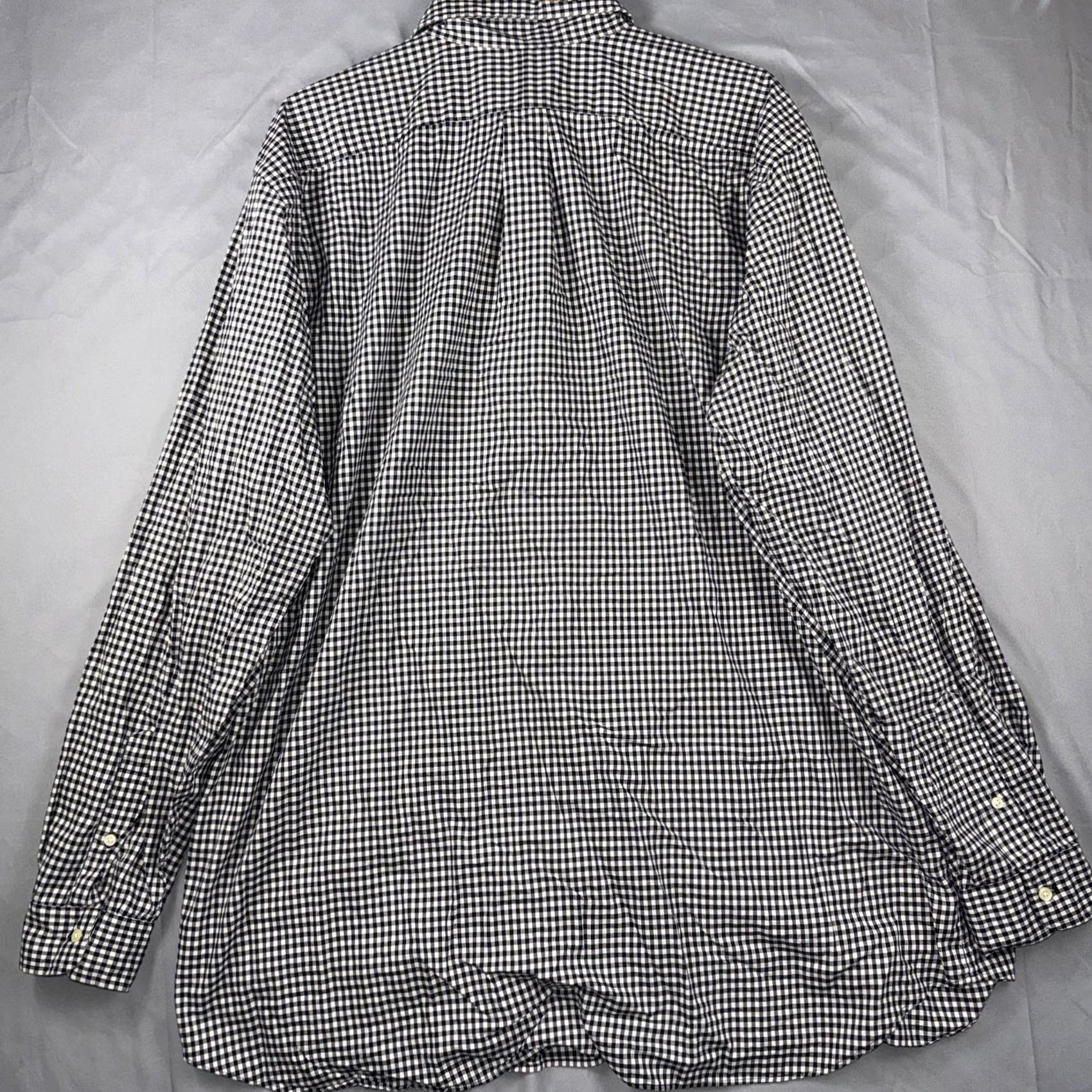 Polo Ralph Lauren Polo Ralph Lauren Shirt Men's 2XLT Black White Check Button-Down Long Sleeve Polo Pony Embroidered Casual Button-Up Shirt Size US XXL / EU 58 / 5 - 2 Thumbnail
