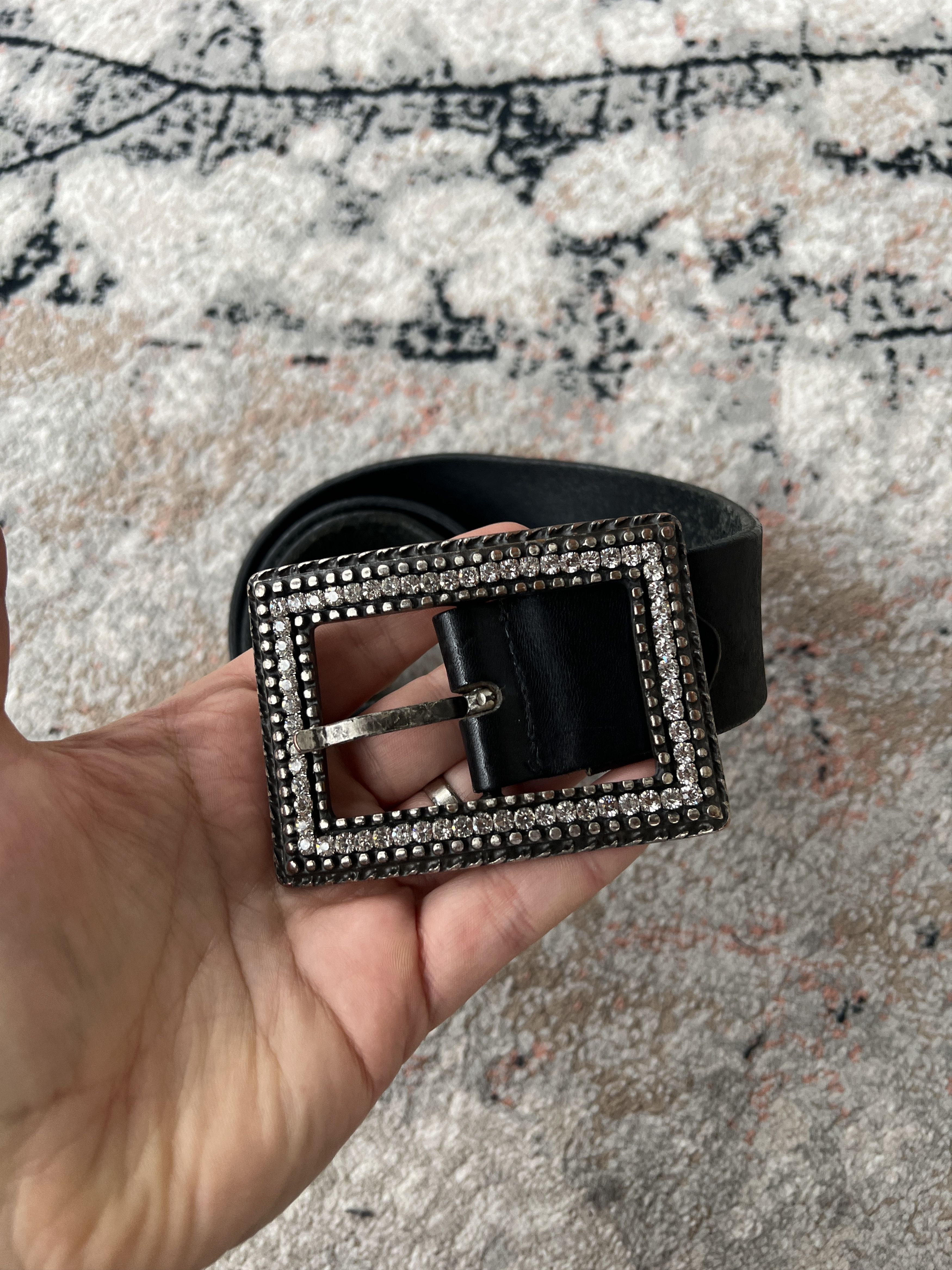 Vintage Vittozzi Leather Belt Size ONE SIZE - 2 Thumbnail