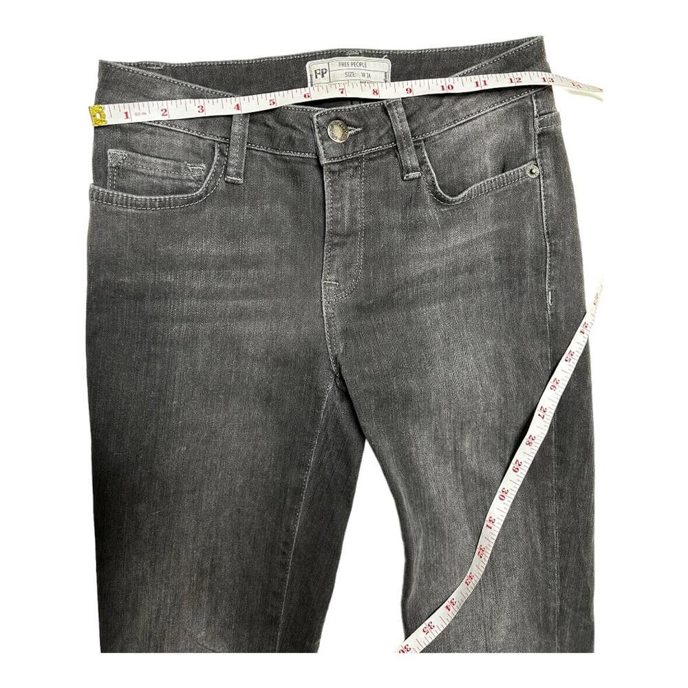 Free People Free People l Ankle Cropped Raw Hem Jeans Size 24 Size 24" / US 00 / IT 34 - 7 Thumbnail