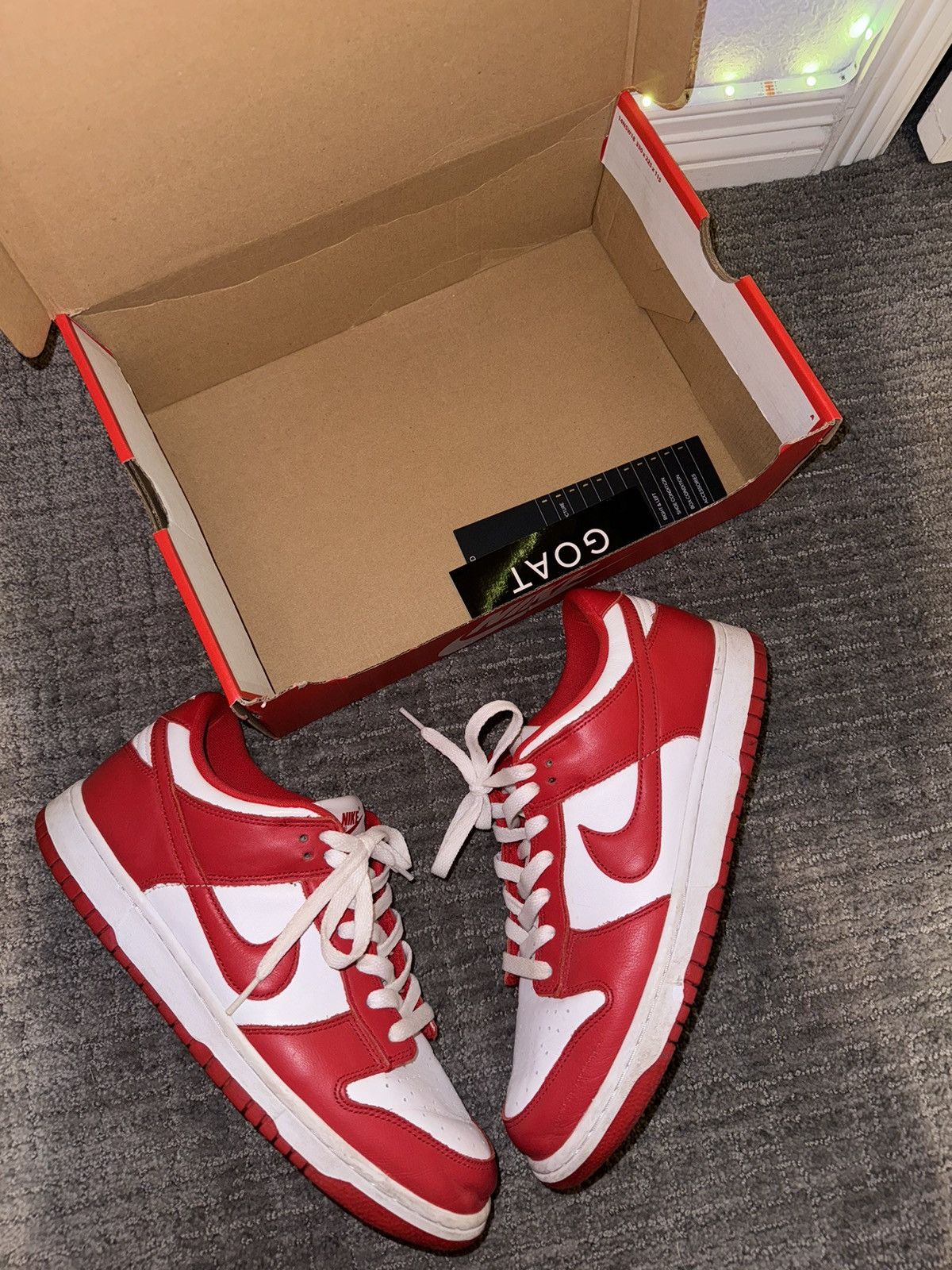 Nike Nike Dunk Low St. John’s (Red) Size US 10 / EU 43 - 6 Thumbnail