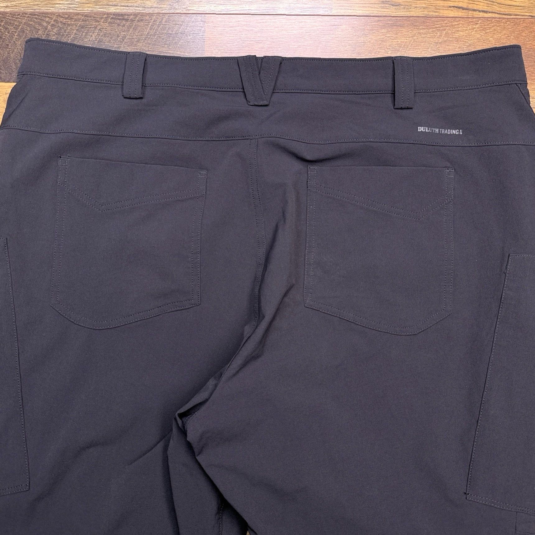 Vintage Duluth Pants Womens 22W 31 Black Hiking Nylon Zip Pocket Fleece Lined Cargo Straight Regular Plus Rise High Size 40" / US 18 - 6 Thumbnail