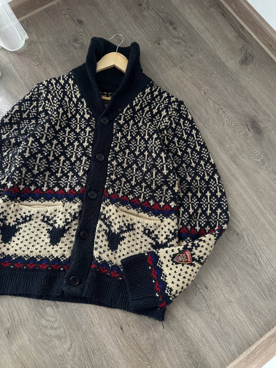 Vintage Vintage Cardigan Wool Knit Norway Dale Garn Sweater Size US M / EU 48-50 / 2 - 5 Thumbnail