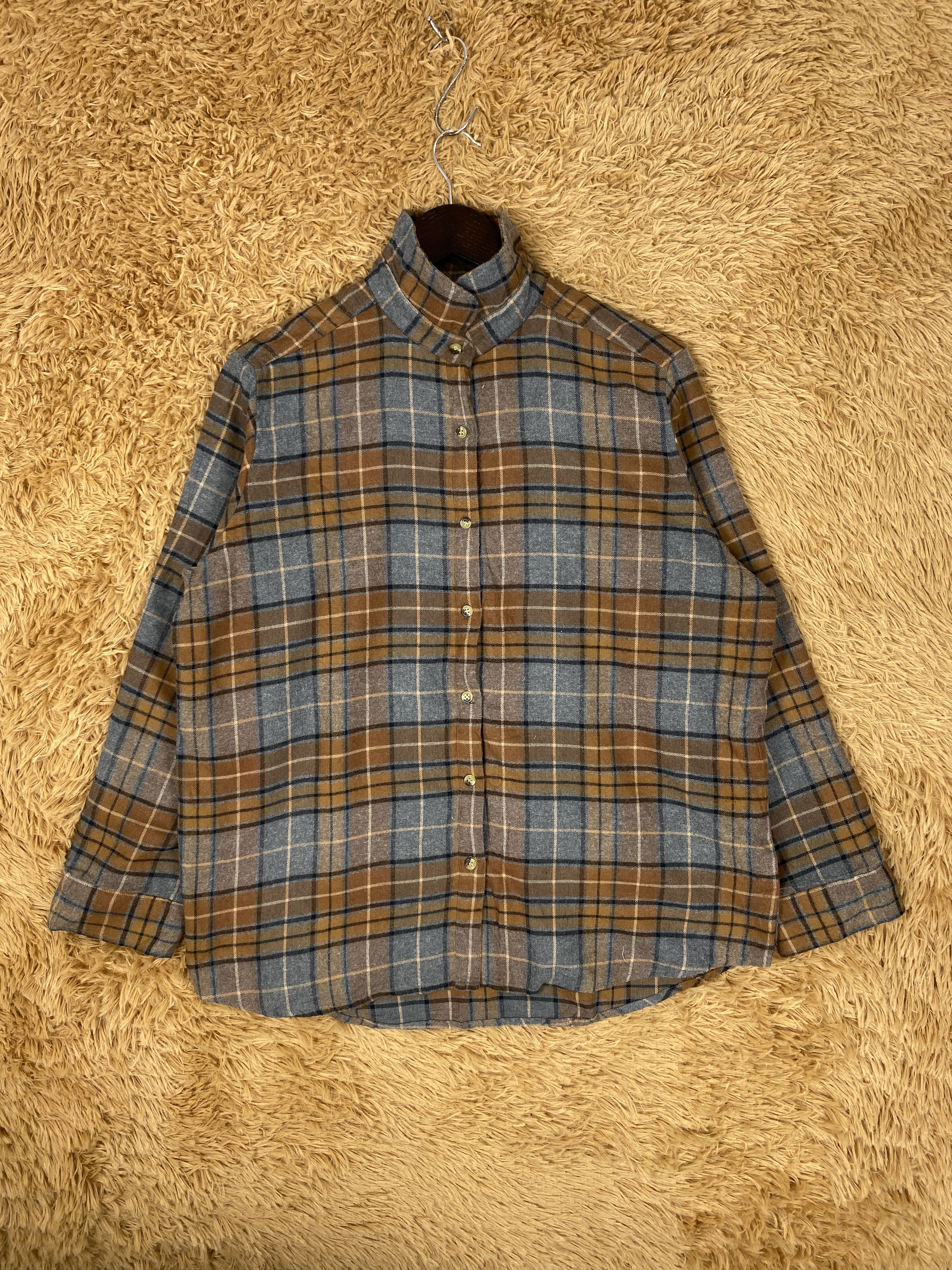 Japanese Brand Vintage Japanese Brand Flannel Jacket Size US M / EU 48-50 / 2 - 1 Thumbnail