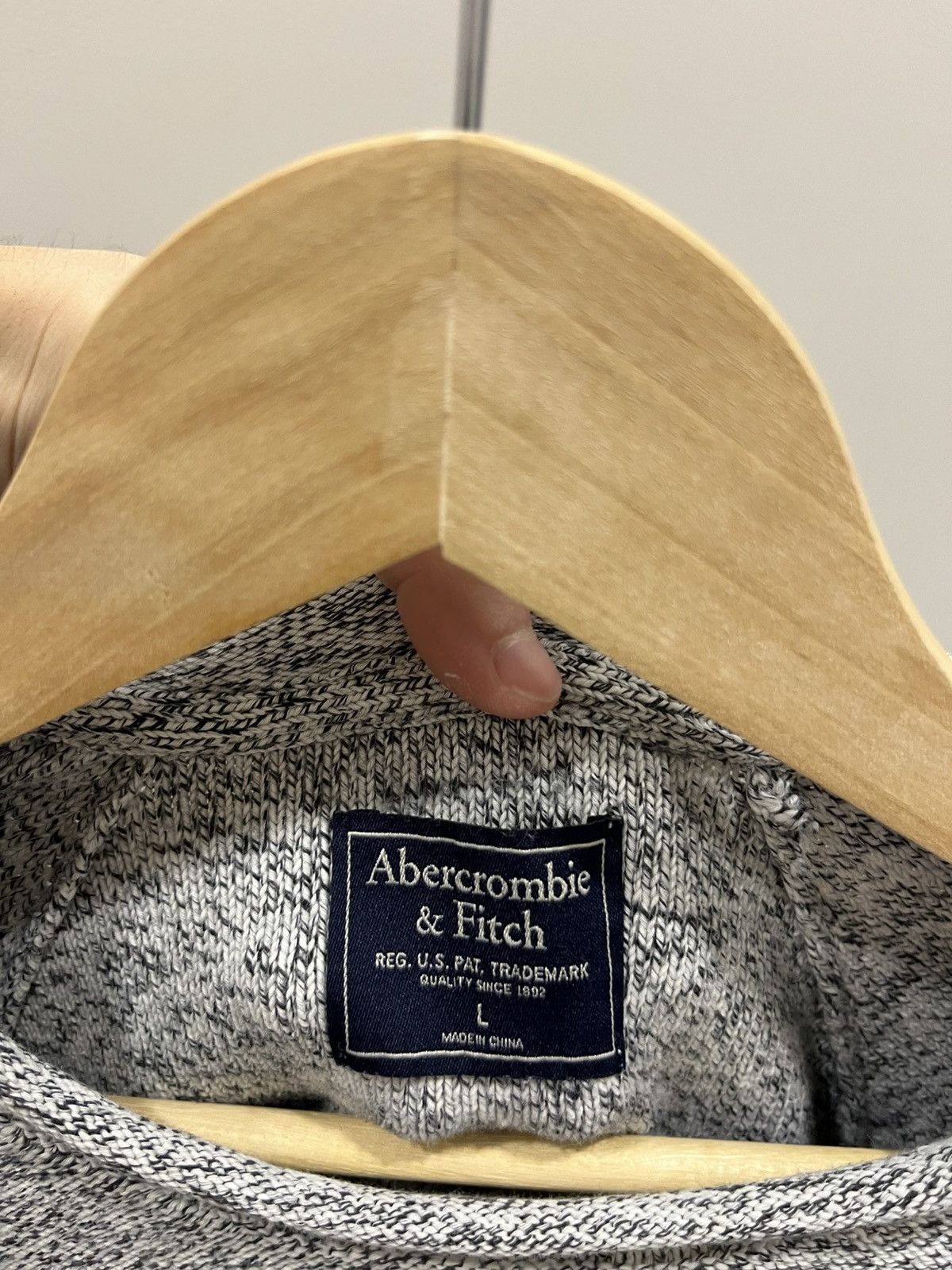 If Six Was Nine Vintage 90s Abercrombie Y2K Sweater Grey Size L Knit Size US L / EU 52-54 / 3 - 4 Thumbnail
