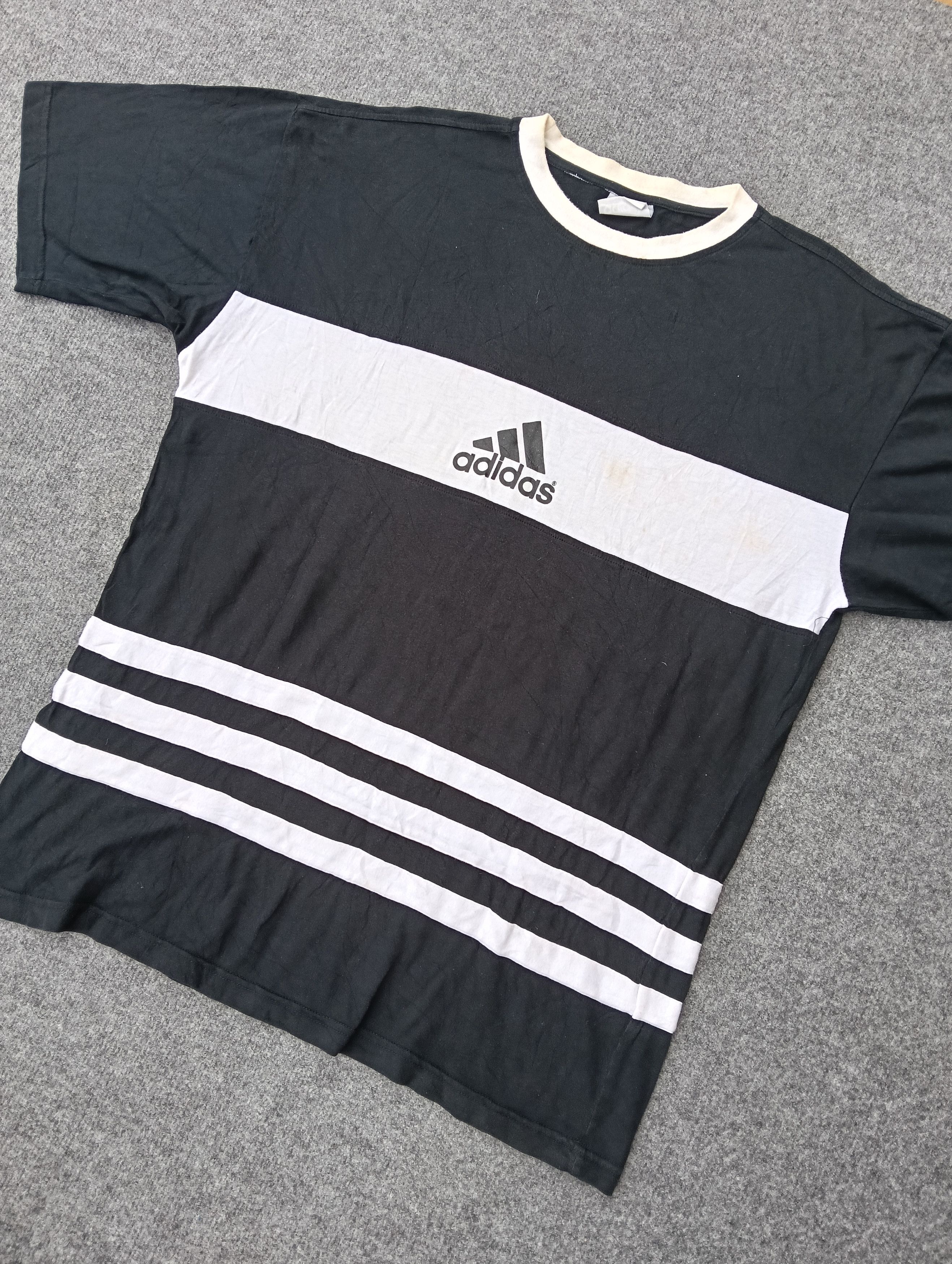 Adidas × Vintage Adidas Big Logo Tshirt. Size US L / EU 52-54 / 3 - 1 Thumbnail