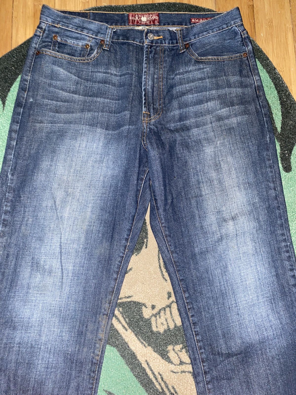 Vintage Vintage Y2K JNCO Style Lucky Brand Jeans Size US 36 / EU 52 - 5 Thumbnail