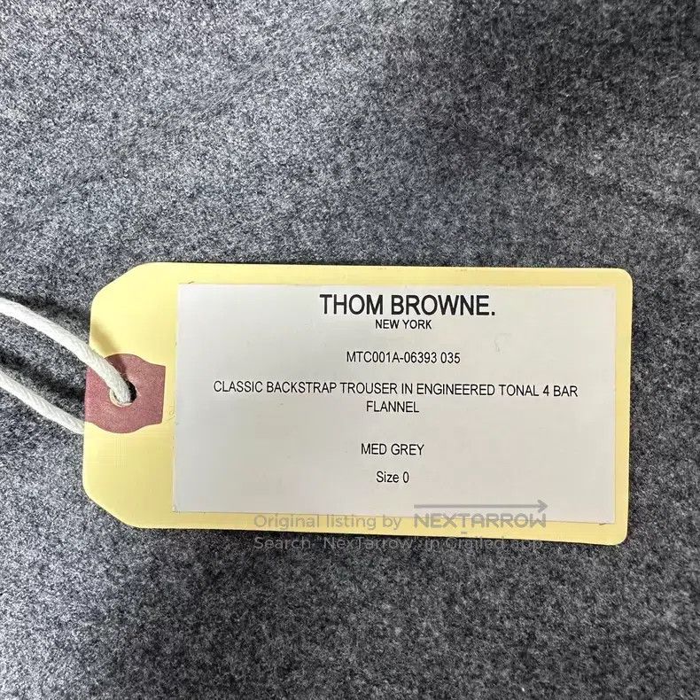Thom Browne Thom Browne size 0 Dark Grey Four-stripe Wool Slacks Casual Size US 27 - 4 Thumbnail
