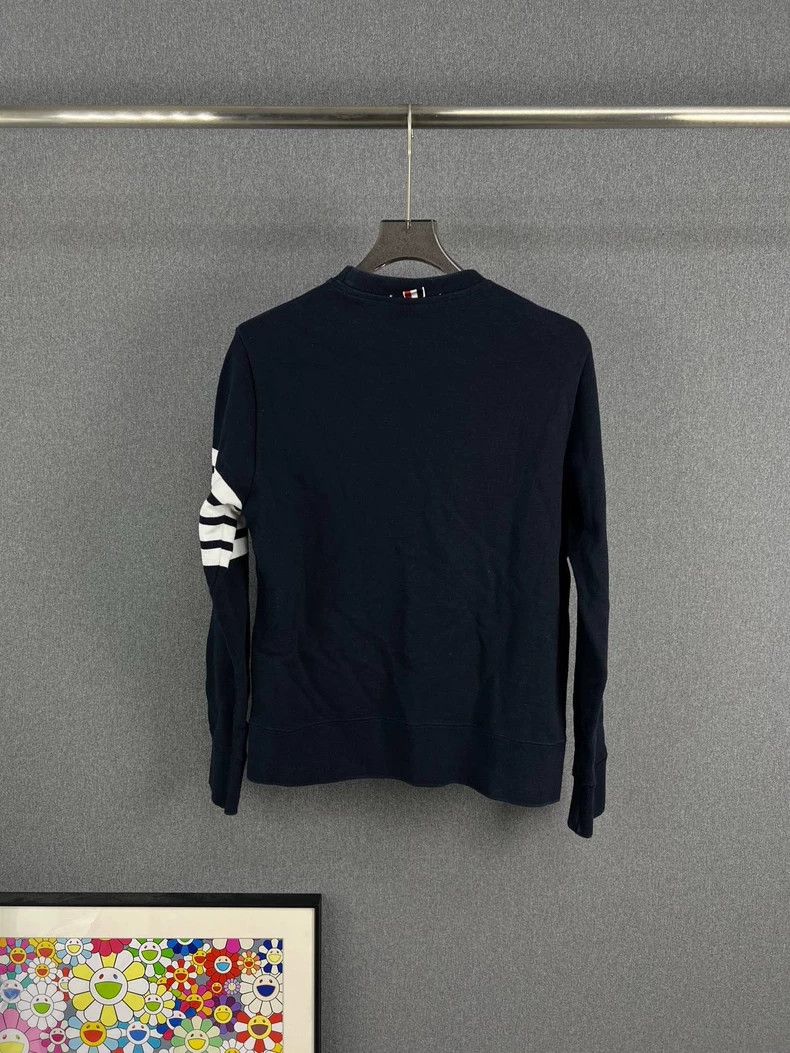 Thom Browne Thom Browne Dark blue long sleeve hoodie Size US L / EU 52-54 / 3 - 2 Thumbnail