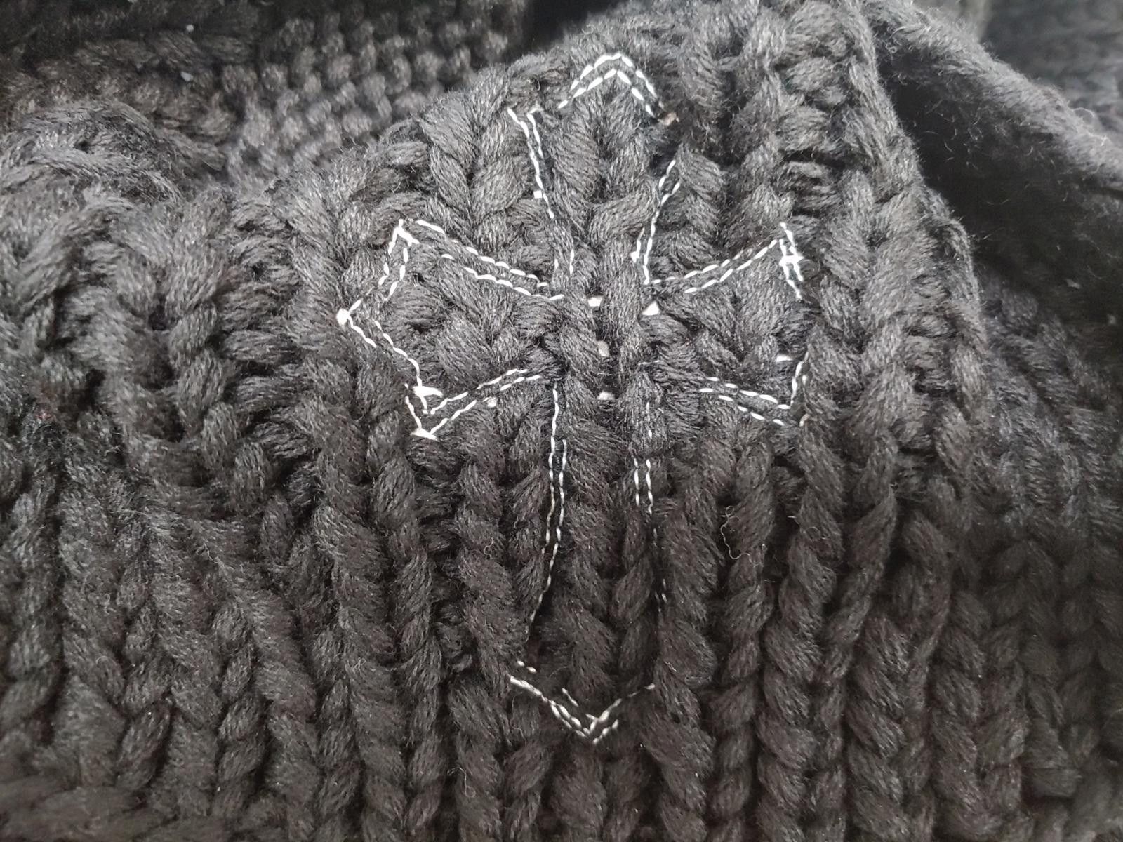 Chrome Hearts Chrome Hearts Cross Patch Knitted Sweater Size ONE SIZE - 7 Thumbnail