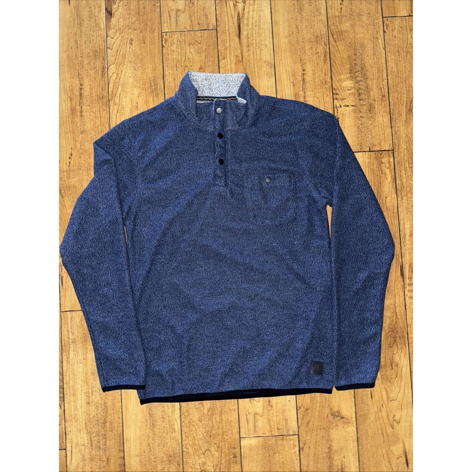 Vintage Vintage 1946 Quarter Zip Sweatshirt Blue Small 18x25 Size US S / EU 44-46 / 1 - 1 Thumbnail