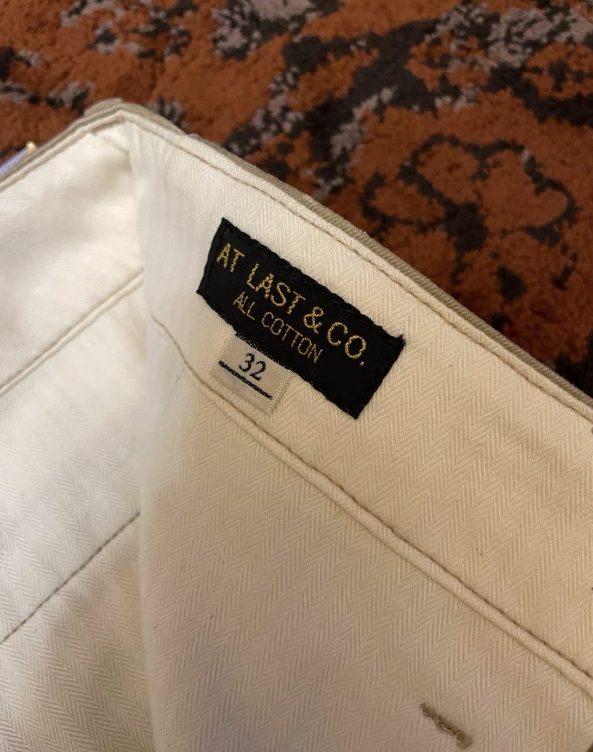 At Last & Co AT LAST & CO. Khaki Casual Pants. Size US 34 / EU 50 - 5 Thumbnail