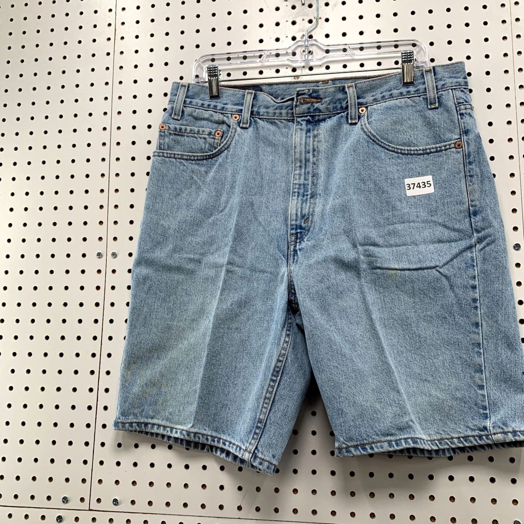 Levi's VINTAGE Levi's 505 Denim Shorts Mens Size 36 Fits 33x9 Light Wash Bermuda Casual Mens Blue Denim Shorts 9" Inseam Size US 36 / EU 52 - 3 Thumbnail