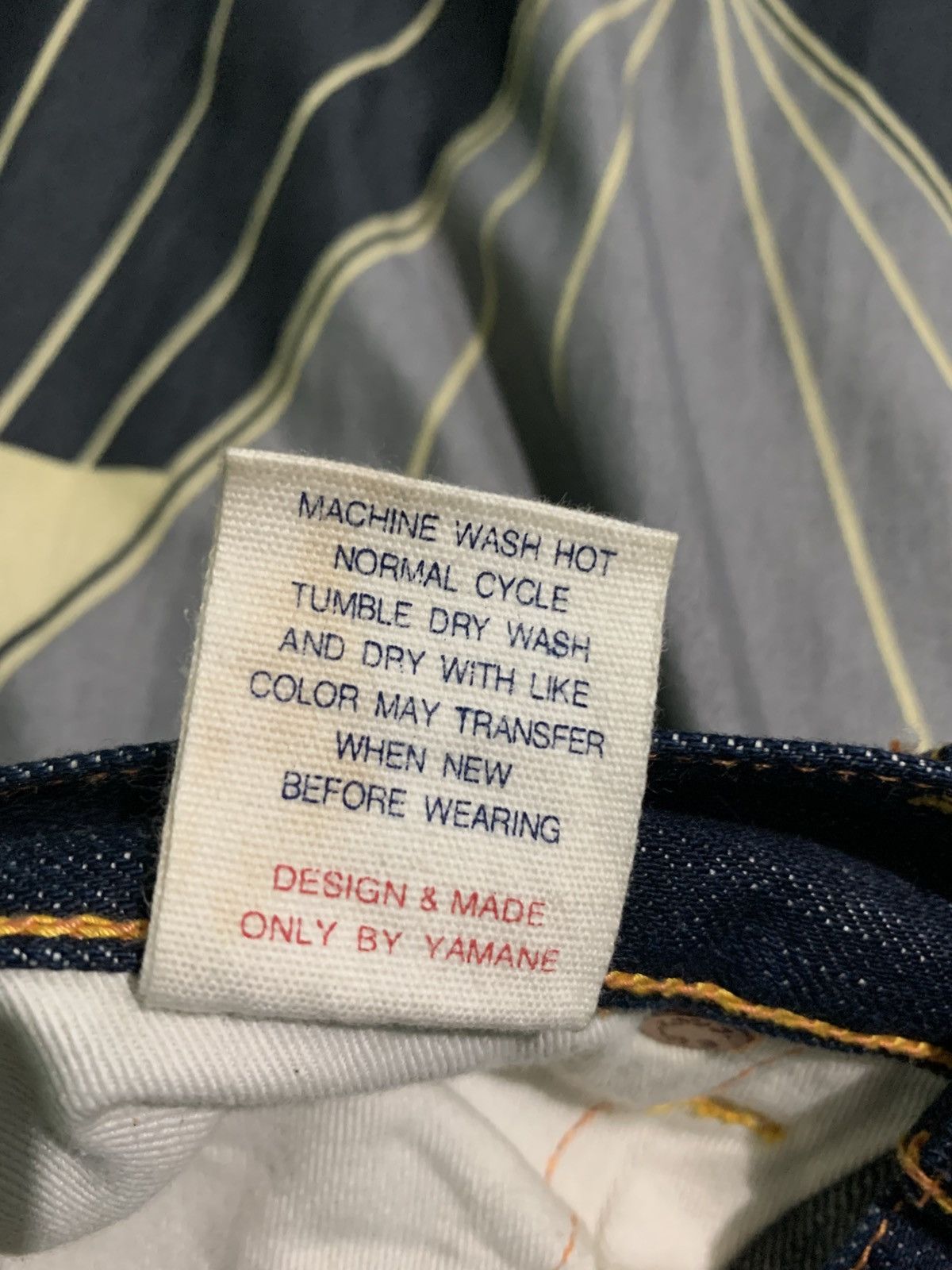 Evisu Evisu Lot 2001 Yellow Seagull Logo Jeans Size US 33 - 6 Thumbnail