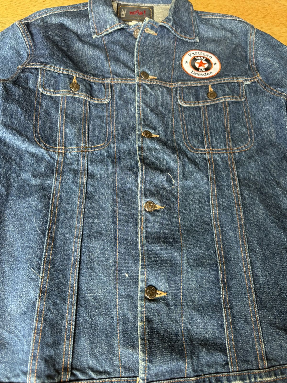 Salvage × Vintage VTG 1970‘s Selvedge Right On/Elder M.F.G Jacket Size US L / EU 52-54 / 3 - 11 Thumbnail