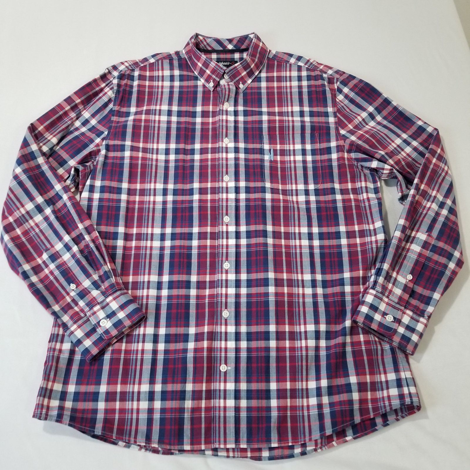 johnnie-O Johnnie-O Hangin Out Shirt XL Button Down Long Sleeve Plaid Size US XL / EU 56 / 4 - 12 Thumbnail
