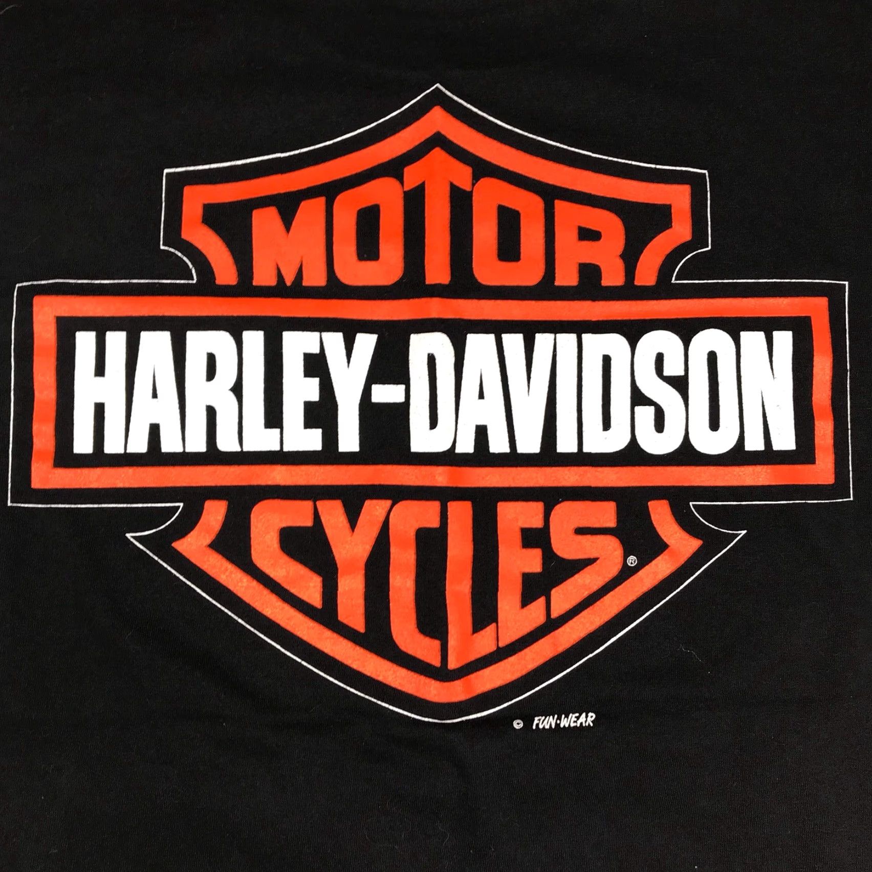 Harley Davidson VINTAGE Harley Davidson Off The Scale T Shirt Mens M Black Cotton Crew Neck Short Sleeve Graphic Tee 80s 90s USA Fun Wear Size US M / EU 48-50 / 2 - 4 Thumbnail