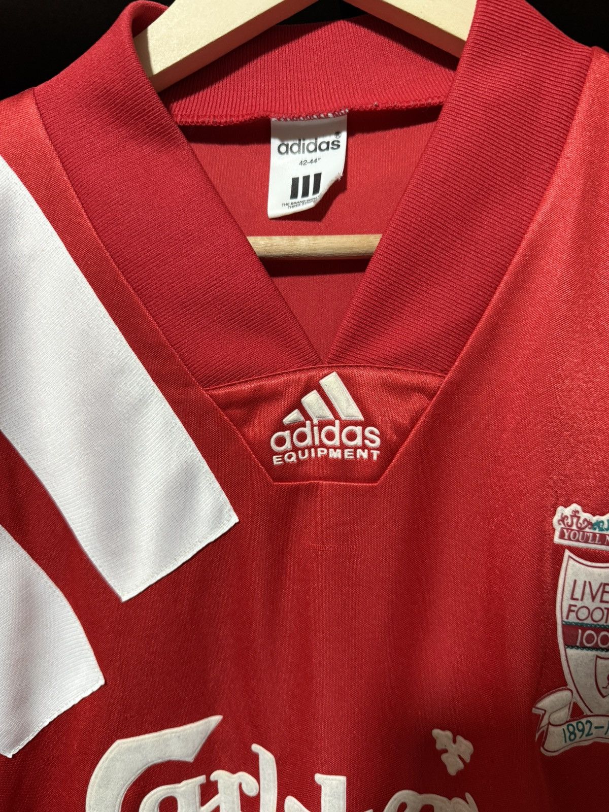 Adidas Adidas Liverpool 1992 1993 Home Soccer Jersey Size 42-44 Size US XL / EU 56 / 4 - 5 Thumbnail