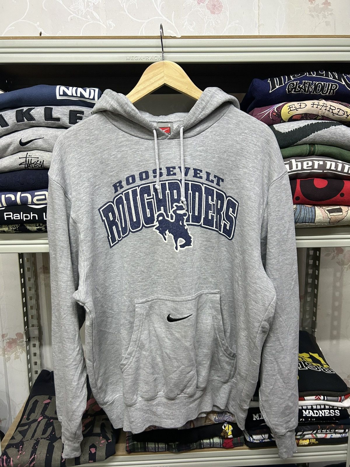 Vintage Vintage Nike Center Roosevelt Roughrider Size US L / EU 52-54 / 3 - 1 Thumbnail