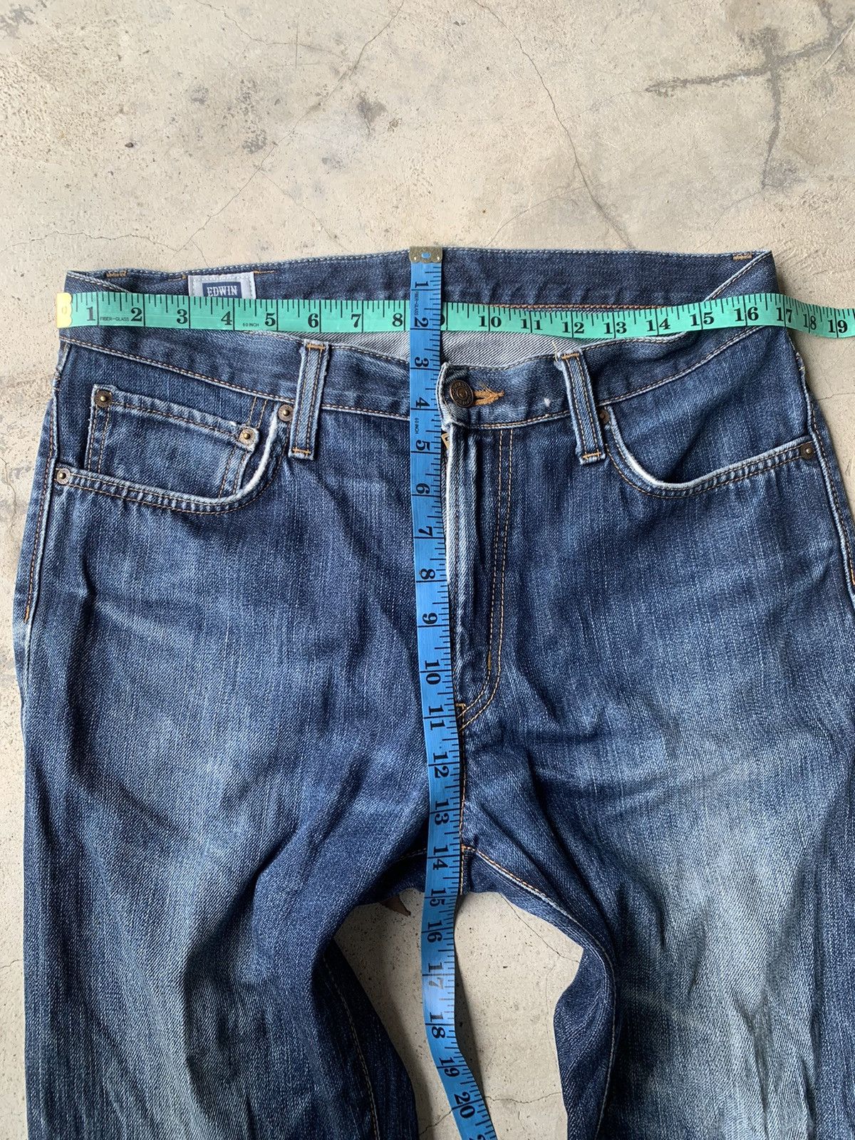 Edwin Distressed Edwin 403 made in japan 🇯🇵 Size US 34 / EU 50 - 10 Thumbnail