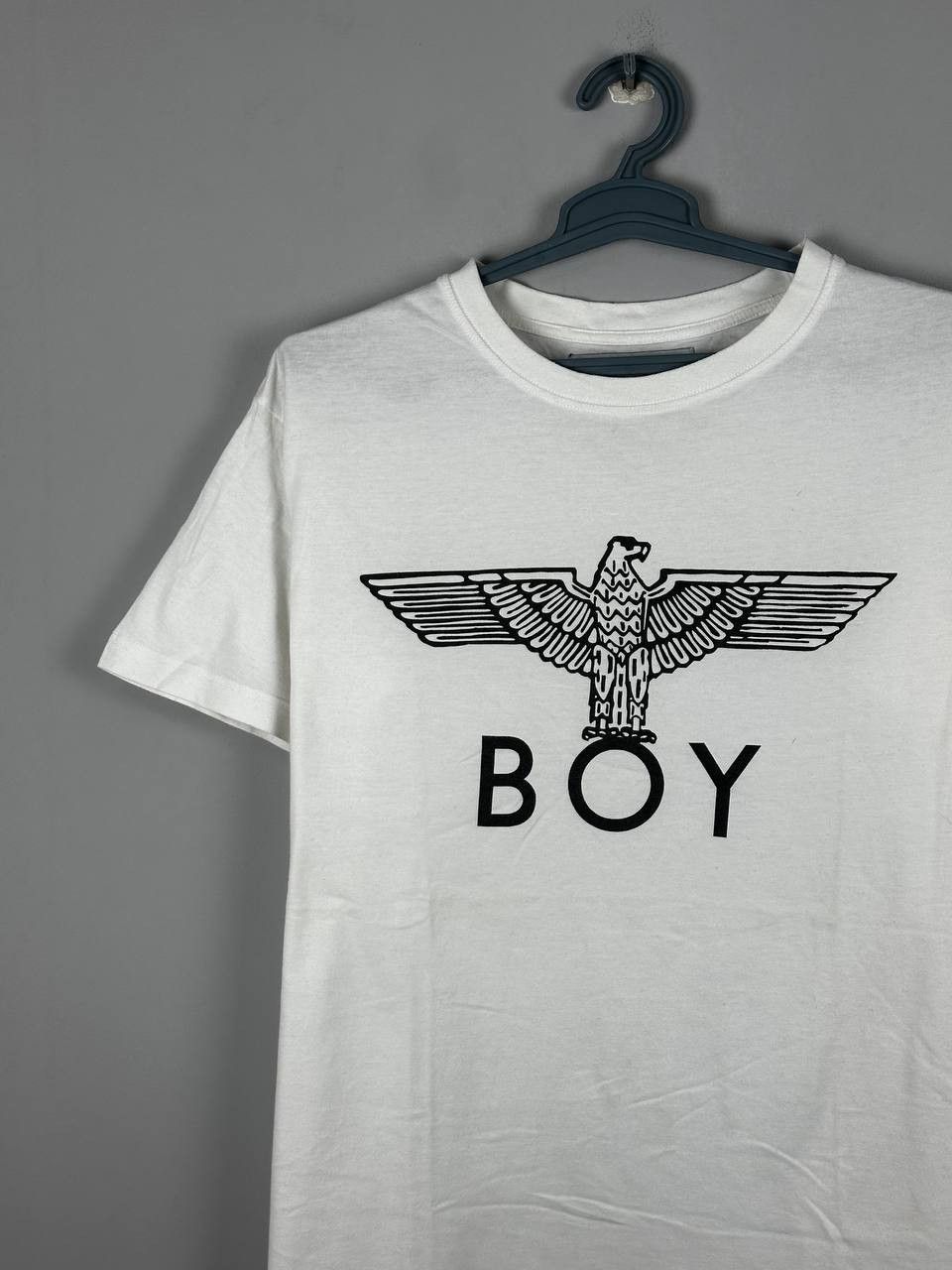 Boy London Vintage Boy London White Big Logo T Shirt Size US L / EU 52-54 / 3 - 3 Thumbnail