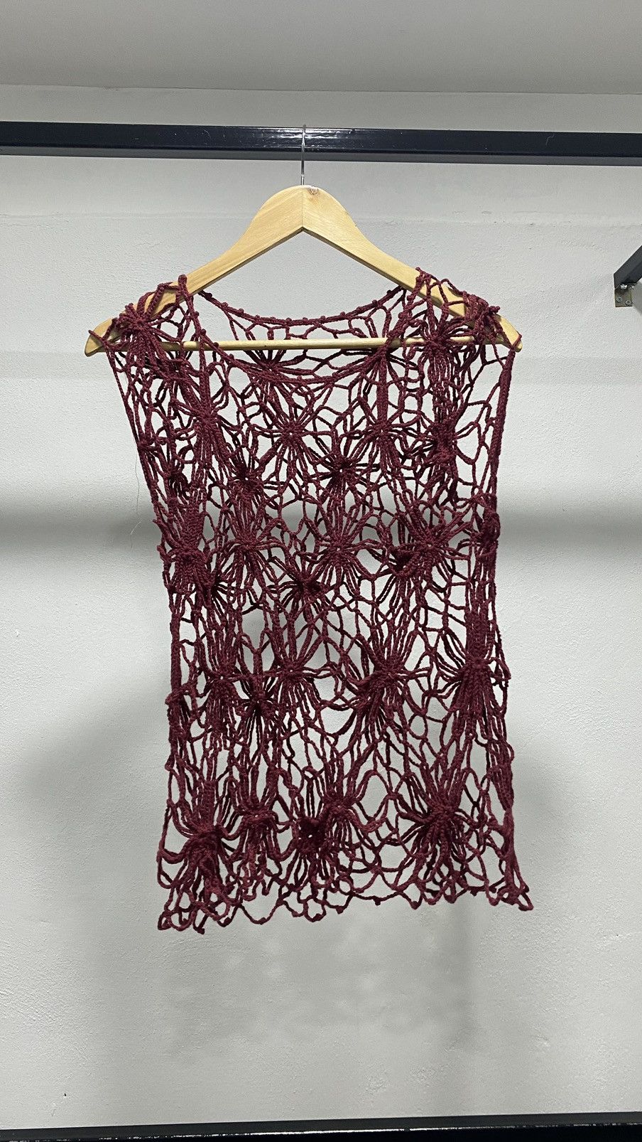 Japanese Brand 🚨FINAL DROP🚨 Fishnet Mesh Knit Punk Top Size S / US 4 / IT 40 - 6 Thumbnail