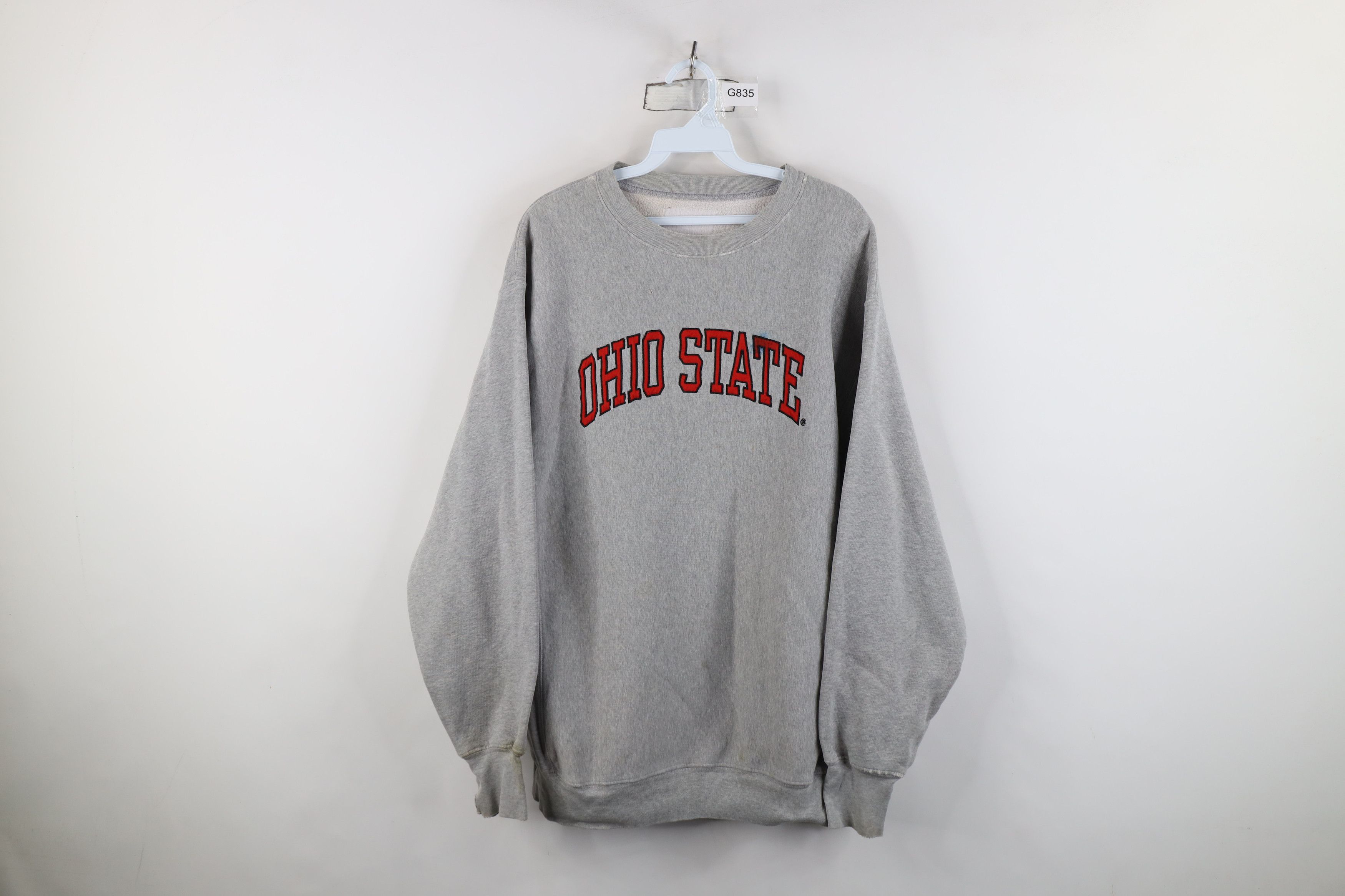 Vintage Vintage 90s Heavyweight Ohio State University Sweatshirt Size US L / EU 52-54 / 3 - 1 Thumbnail