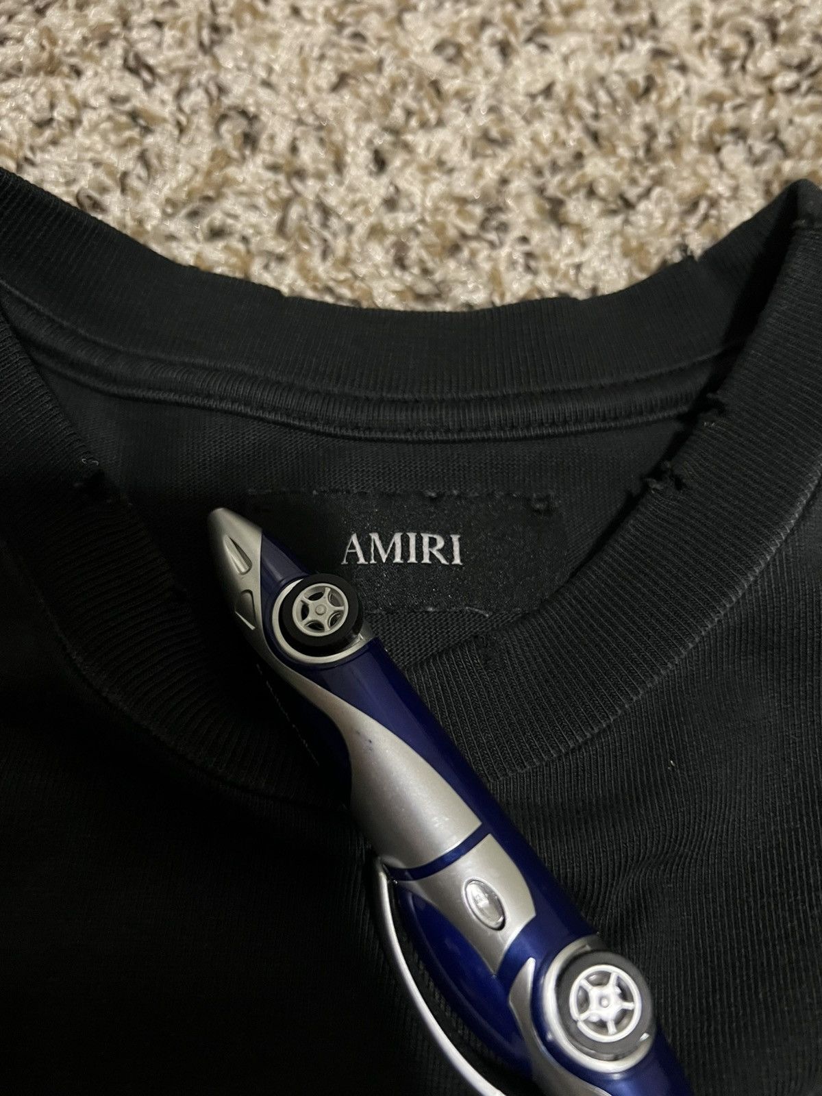 Amiri Black Amiri bull oversized tee Size US S / EU 44-46 / 1 - 4 Thumbnail