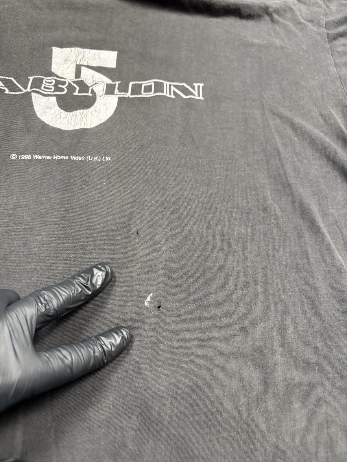 Vintage Vintage 1998 Babylon 5 Warner Home Video Shirt Black XL 90s Size US XL / EU 56 / 4 - 14 Thumbnail