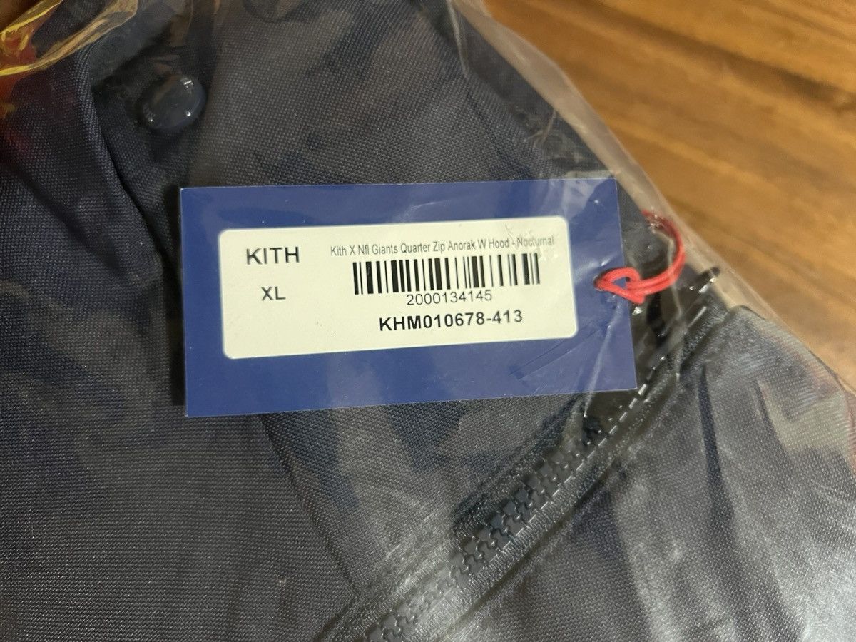 Kith × NFL Kith & '47 NFL New York Giants Quarter Zip Anorak With Hood Size US XL / EU 56 / 4 - 9 Thumbnail