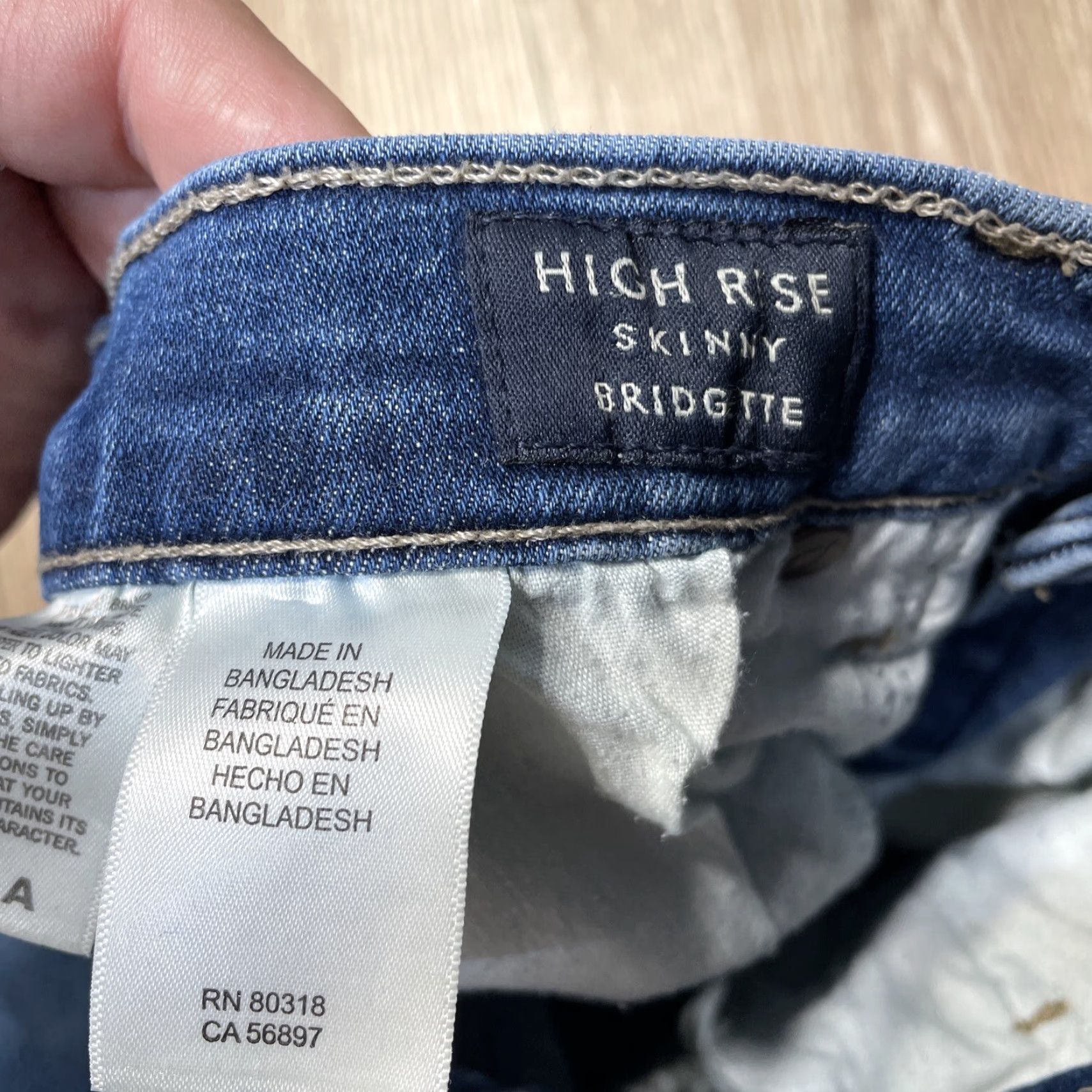 Lucky Brand Lucky Brand Bridgette Ankle High Rise Skinny Jeans 10/30 Blue Womens Size ONE SIZE - 3 Thumbnail