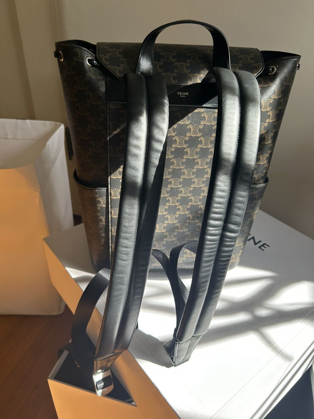 Celine Celine backpack in canvas and calfskin NEW Size ONE SIZE - 2 Thumbnail