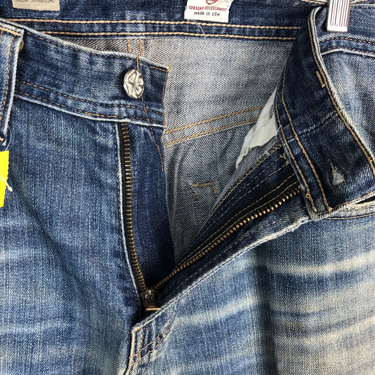 AG Adriano Goldschmied × Vintage DLL AG Adriano Goldschmied Blue Denim Pants #C253 Size US 32 / EU 48 - 10 Thumbnail