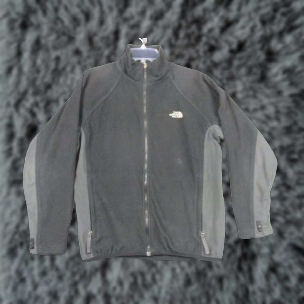 The North Face VINTAGE The North Face Jacket Mens Medium Gray Black Fleece Zip Pocket jacket Men M Gray Black fleece zipper pockets Size US M / EU 48-50 / 2 - 1 Thumbnail
