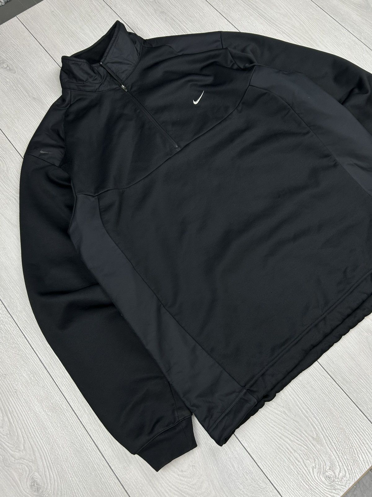 Nike × Vintage Nike Vintage Drill Anorak Black Jacket Size XL Size US XL / EU 56 / 4 - 3 Thumbnail