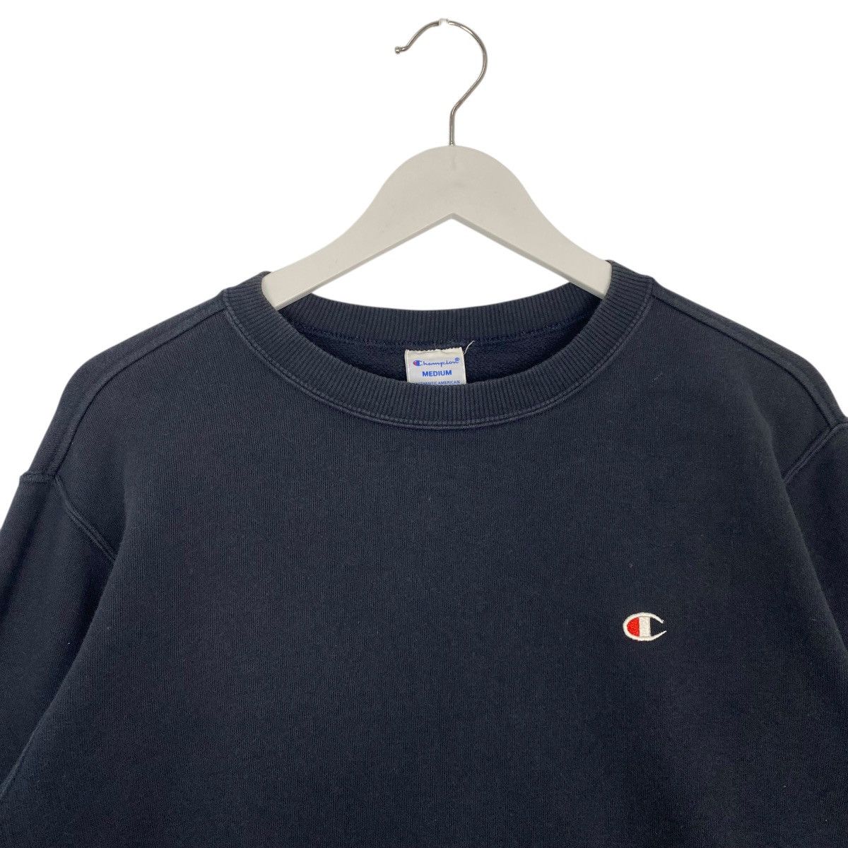 Vintage Vintage Champion Sweatshirt Crewneck Small Logo Black Size US M / EU 48-50 / 2 - 4 Thumbnail