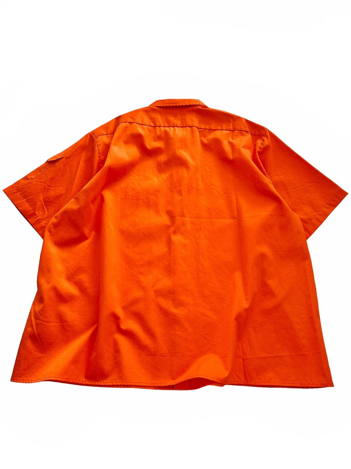 Balenciaga Sz1 Oversized Heavy Orange Cargo Shirt Size US S / EU 44-46 / 1 - 5 Thumbnail