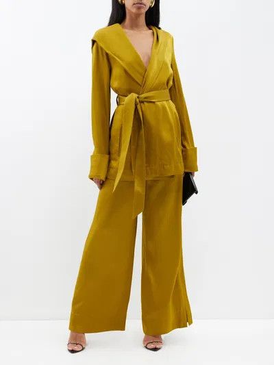 Saint Laurent Paris o1y0126 Casual Pant in Mustard Size 27" / US 4 / IT 40 - 5 Thumbnail