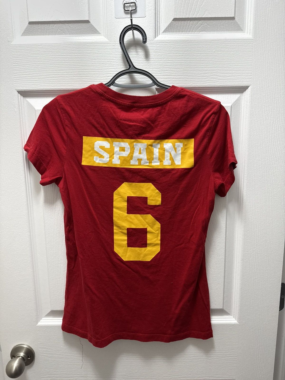 Roots Roots ESP Spain Football Soccer Shirt Red #6 Mikel Merino Size US S / EU 44-46 / 1 - 2 Thumbnail