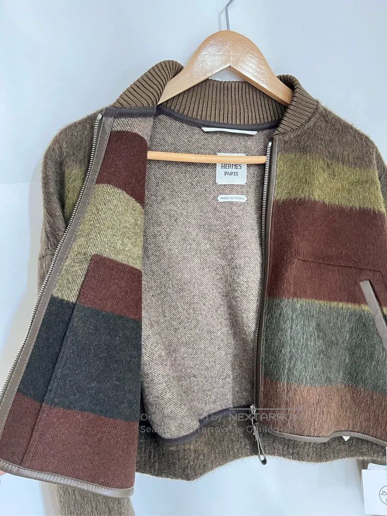 Hermes Hermes Mohair and Wool Blended Overcoat Size XS / US 0-2 / IT 36-38 - 7 Thumbnail
