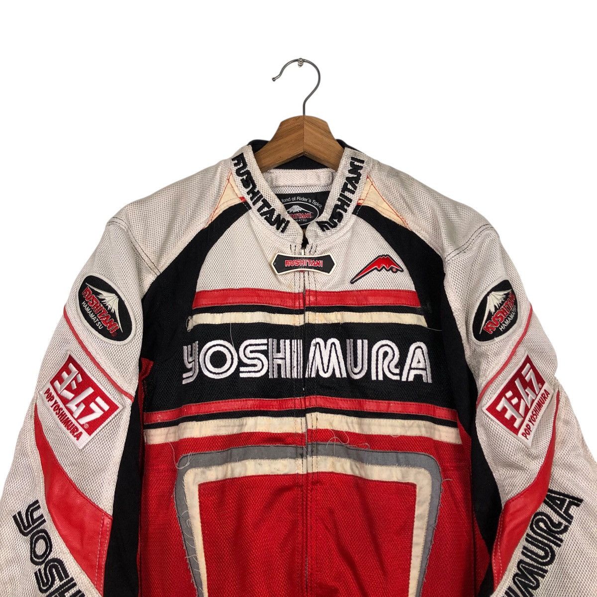 Vintage 📌Vintage Biker Jacket Racing Wear Rider Kushitani Hamamatsu Size US L / EU 52-54 / 3 - 4 Thumbnail