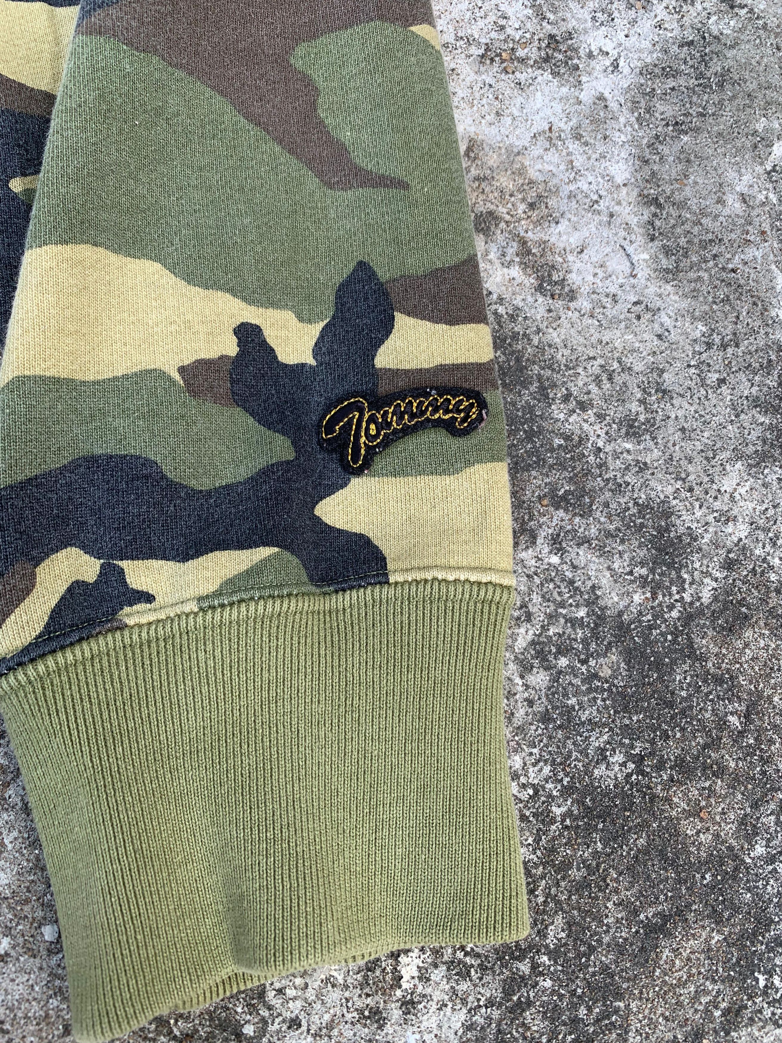 Tommy Hilfiger × Vintage Tommy Hilfiger camo hoodie full zip Size US L / EU 52-54 / 3 - 7 Thumbnail