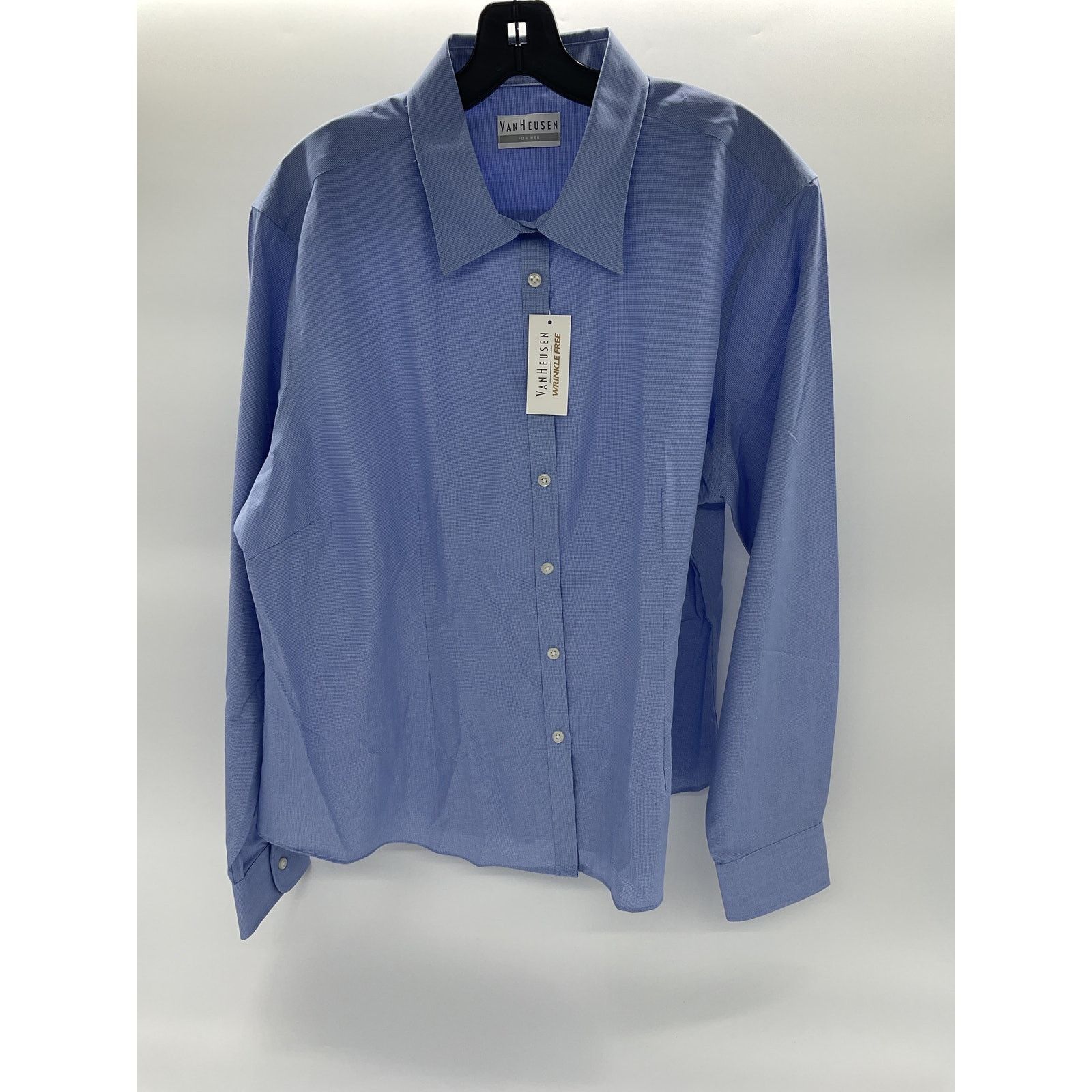 Van Heusen Van Heusen Women’s Button-up Dress Shirt - Size 20-22/XXL Size XXL / US 16-18 / IT 52-54 - 1 Thumbnail