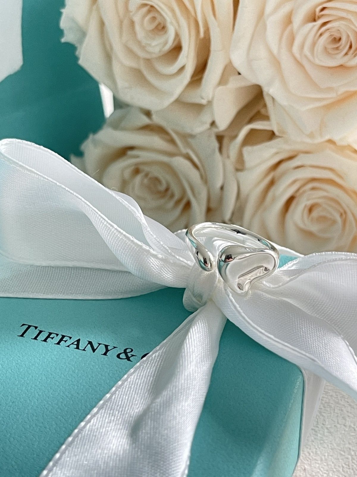 Tiffany & Co. Tiffany & Co. Elsa Peretti Heart Ring Silver 5 NEW $550 Size ONE SIZE - 10 Thumbnail