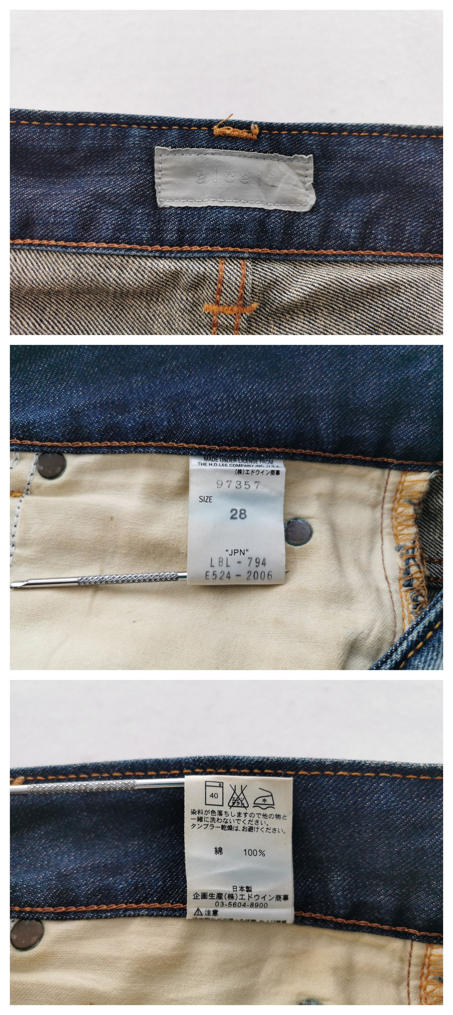 Lee Vintage Lee Denim Jeans Made In Japan Size 33 Size US 33 - 9 Thumbnail